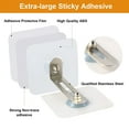 thumbnail image 2 of XIBUFE Adhesive Furniture Wall Anchors No Drill (10 Pairs), Anti-Tip Furniture Straps, 2 of 4
