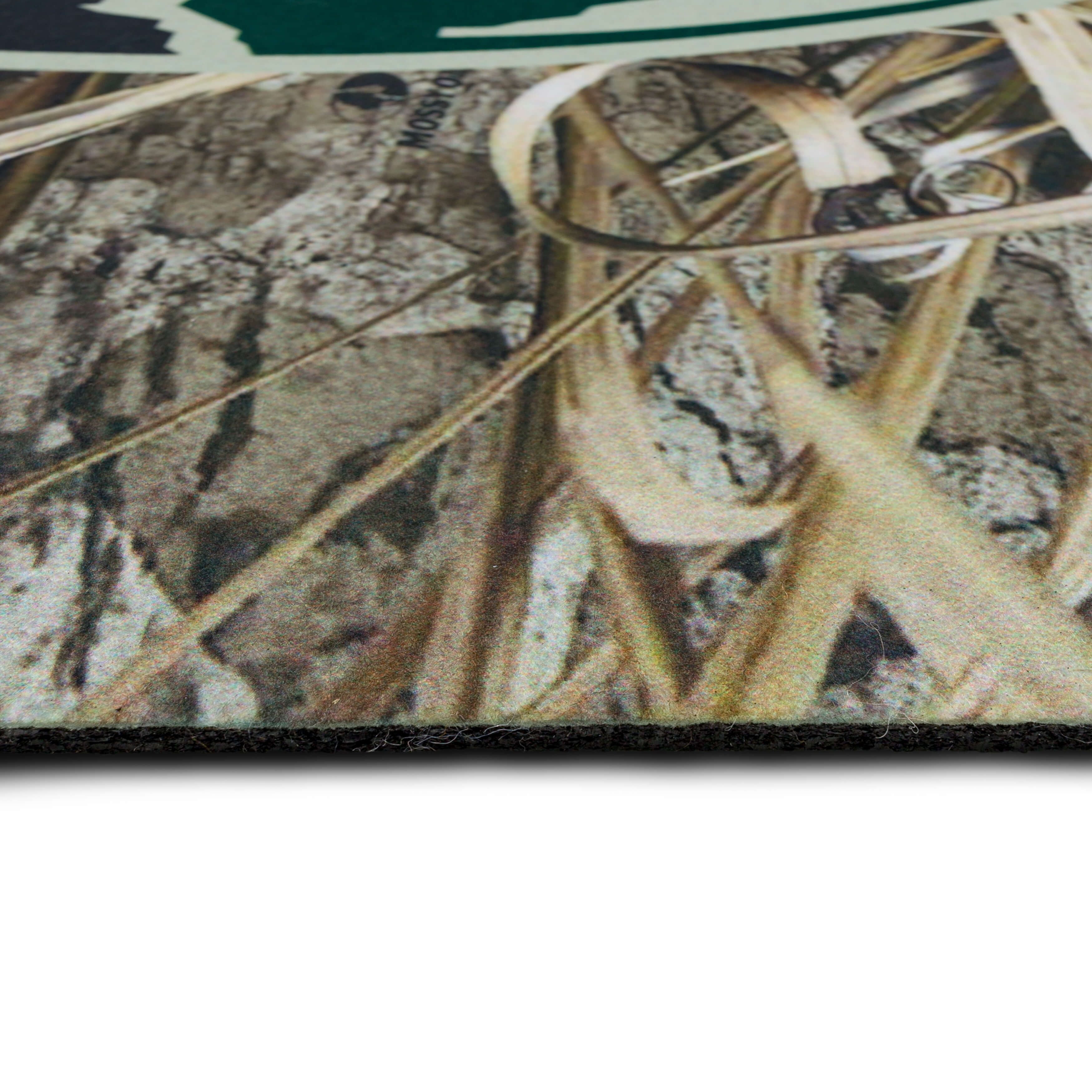 Mossy Oak Shadow Grass Habitat Rubber Indoor Outdoor Waterproof Non-Slip Camo Doormat Brown, 18" x 30"