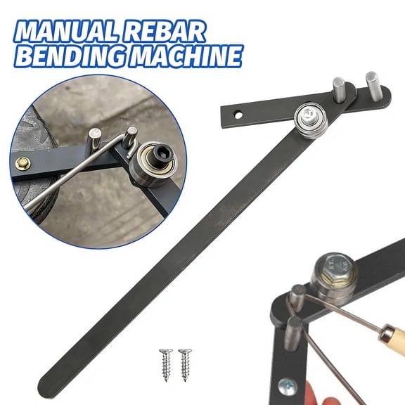 ASKITO Manual Bending Machine, Metal Rod Bender High Strength Saves Effort Forming DIY Crafts for 1-8mm Dia Household Bending Bender