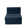 thumbnail image 2 of Sofa CAMA Plegable MEMORY FOAM HOME individual Azul Marino, 2 of 9
