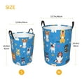 thumbnail image 2 of Lsque Cute Dogs pattern Laundry Hamper Basket, Tall Woven Rope Hamper Basket for Clothes, Lightweight Storage Basket, Collapsible Waterproof-Medium, 2 of 8