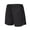 Black, variant on Mens Shorts Casual Athletic Gym Shorts 5 Inch Drawstring Side Split Track Shorts Lightweight Breathable with Pockets