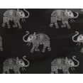thumbnail image 4 of oneOone Tissu Georgette Viscose Imprimé Bloc Éléphant 1 Yard 42 Pouces de Large, 4 of 4