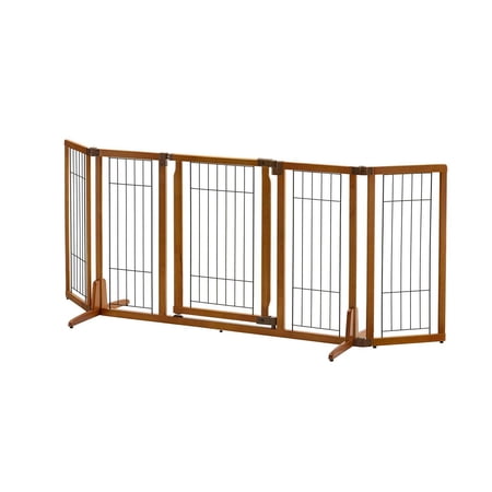 Richell Premium Plus Freestanding Pet Gate with Door