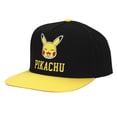 thumbnail image 2 of Pokemon Pikachu Youth Black Snapback Cap, 2 of 5
