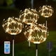 thumbnail image 2 of Un remolque de cinco luces de humo con control remoto, luces decorativas navideñas impermeables para exteriores, luces de diente de león para patio y césped, 2 of 5