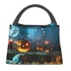 thumbnail image 1 of Disketp Spooky Halloween Bolsa Térmica Estampada, Bolsa Térmica Aislante para Almuerzo, Playa y Campamento, 1 of 6