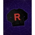 thumbnail image 4 of Team Rocket Inspired Shirt Costume Halloween Shirts for Women Sweatshirt Small Black, 4 of 6