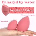 thumbnail image 2 of Dry And Wet Use Blender Puffs Serious Blender Sponge 3D Beauty Egg For Make Up (4pcs)-Pink, 2 of 6