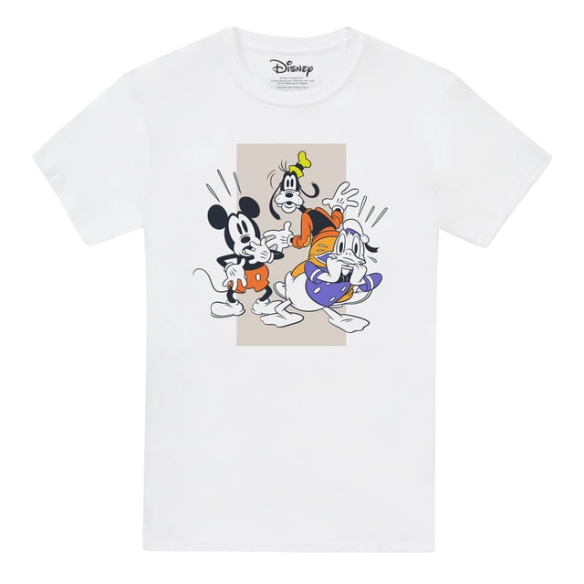 Mickey Mouse & Friends - Camiseta Mischief de Mickey Mouse para Hombre (Blanco)