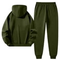 thumbnail image 5 of Maqroz Mens Two Piece Tracksuit Sets Graphic Pullover Hoodie Sweatshirts Tapered Jogger Pants Casual Athletic Activewear Matching Lounge Suits for Casual Street Walking, 5 of 7