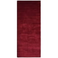 thumbnail image 2 of Glitzy Rugs UBSLSM111L0026G46 2 ft. 8 in. x 8 ft. Hand Knotted Gabbeh Solid Silk Mix Runner Area Rug, Red, 2 of 6
