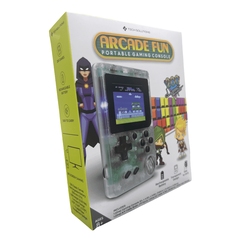 Tech Solutions Arcade Fun Portable Gaming Console - Walmart.com