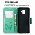 thumbnail image 2 of Samsung Galaxy A6 Case, Dteck Embossed Butterfly Flip PU Leather Stand Wallet Case Cover For Samsung Galaxy A6 2018 (Not fit A6 Plus),Green, 2 of 5