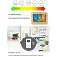 thumbnail image 3 of FanJu FJ3373 Multifunction Digital Weather Station LCD Alarm Clock Indoor Outdoor Weather Forecast Barometer Thermometer Hygrometer with Wireless Outdoor Sensor USB Power Cord, 3 of 8