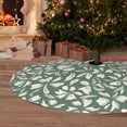 thumbnail image 6 of Sikiie Flowers With Leaves 30-48 inches {designName} Print Christmas Tree Skirt Snowman Xmas Tree Skirt with Edge Christmas Decorations for Holiday Party36", 6 of 7