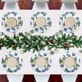 thumbnail image 7 of Ryvnso Blueberry Fruits Round Plate Mats Dining Table Placemat Set of 4 for Holiday Decoration, 7 of 7