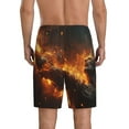 thumbnail image 4 of Lsque Cool Fire Man Mens Sleep Pajama Shorts,Short Pajama Pants, Cotton Ultra-Soft Knit-XX-Large, 4 of 9