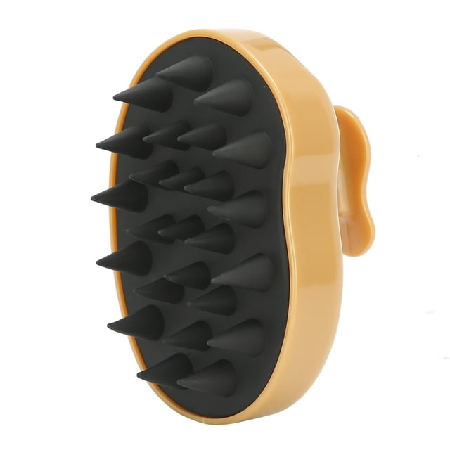 Scalp Massager Brush, Portable Exquisite Workmanship Small Size Hair Scrubber For Home For Traveling Pink,Black,Light Brown,Purple