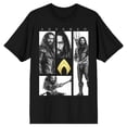 thumbnail image 4 of Aquaman Hero Of Atlantis Junior's Black T-shirt-Medium, 4 of 6