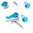 thumbnail image 6 of LeeQinersw 1/10 RC Car Steering Knuckle Arms Set Accessory Professional Spare Parts Durability Aluminum Alloy RC Car Parts for Lunch Box Blue, 6 of 9