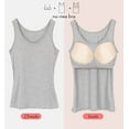 thumbnail image 3 of VASLANDA Tank Tops with Built in Bra for Women Casual Wide Strap Undershirts Sleeveless Summer Tops, 3 of 6