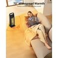 thumbnail image 2 of NFTIGB Indoor Space Heater 1500W Fast Heating,21'' Electric Oscillating Tower Heater with Remote New, 2 of 8