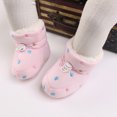 thumbnail image 4 of Akiihool Baby Girls Boots Baby Boy's Girl's Booties Winter Slippers Booties Slipper Sock (Pink,5), 4 of 5