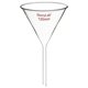 thumbnail image 1 of Glass Funnel 120mm Diameter Heavy Wall Borosilicate Glass with 120mm Stem Length for Laboratory Use, 1 of 5