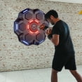 thumbnail image 6 of WEGFTDUOP Smart Music Boxing Electronic Wall Targets ABS Material 6-Target Bluetooth Audio LED Display Adjustable Height No-Drill Home Family Fitness Response Speed Training Equipment, 6 of 9
