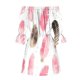 thumbnail image 4 of Mini vestido floral de manga acampanada y hombros descubiertos para mujer - Vestido informal de playa, 4 of 5