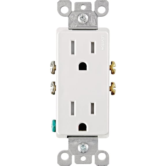 Leviton Decora Grounded Duplex Outlet