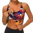 thumbnail image 4 of Lsque Scooby-Doo Printed Women'S Sports Bra, Compression, Moisture Wicking, High-Impact Sports Bra For Women,Supportive sports bra-Small, 4 of 9