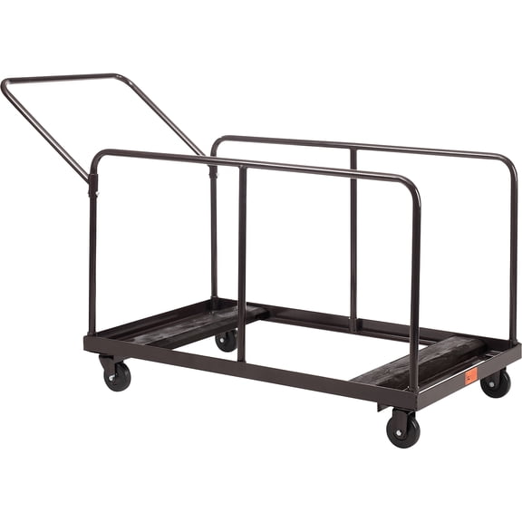 National Public Seating Dolly for Round and Rectangular Tables 660 lb. Capacity Brown (DYMU)