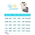 thumbnail image 2 of GYRATEDREAM Baby Boy Summer Clothes Contrast Color Short Sleeve T Shirts Stretch Rolled Shorts Cute Toddler Outfits 12M-6T, 2 of 8