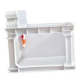 thumbnail image 3 of GROWTH TANK Réservoir à Tortue Pratique Robuste Habitat pour Petits Animaux Tortue Blanc G, 3 of 9