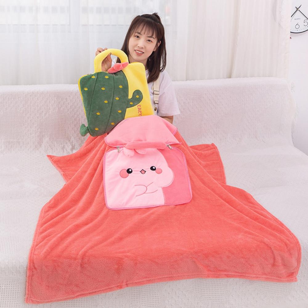 Plush Toy Teddy Bear 2 In 1 - Pillow, Blanket »