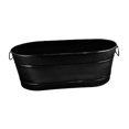 thumbnail image 3 of simhoa Galvanized Oval Beverage Tub Ice Holder Ice Bucket for Drinks Hotel Black, 3 of 8