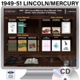 thumbnail image 3 of Detroit Iron OEM 1949-1951 Lincoln Mercury Shop Manuals, Sales Literature & Parts Books on CD, 3 of 4