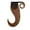 #06 Light Brown, variant on MY-LADY Remy Human Hair Extensions Ponytail Magic Paste Extensions Hair Wrap Around Ponytail Hair Piece Clip in Straight 14inch #18P613 Ash Blonde & Bleach Blonde