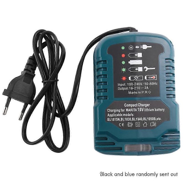 Replace for Makita 18V Mini Charger DC18RC Replace Charger for Makita Lithium Batteries BL1860 BL145