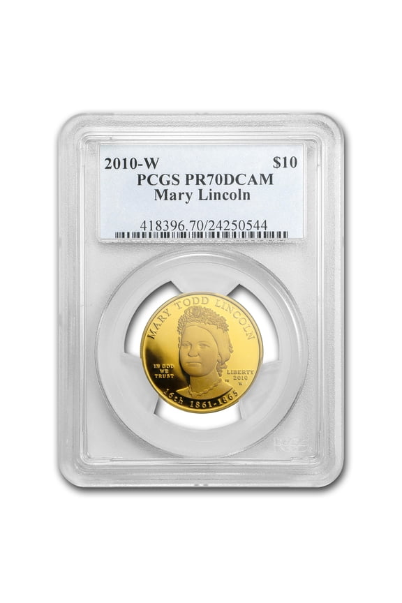 2010-W 1/2 oz Proof Gold Mary Todd Lincoln PR-70 PCGS