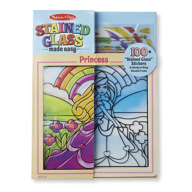 Melissa & Doug Stained Glass Made Easy Activity Kit Princess 100