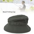 thumbnail image 3 of Sombrero Boonie, Sombrero De Cubo De Tela Oxford De Ala Corta Con Hebilla Ajustable Con Diseño De Cierre Para Pesca, Camping, Actividades Al Aire, 3 of 7