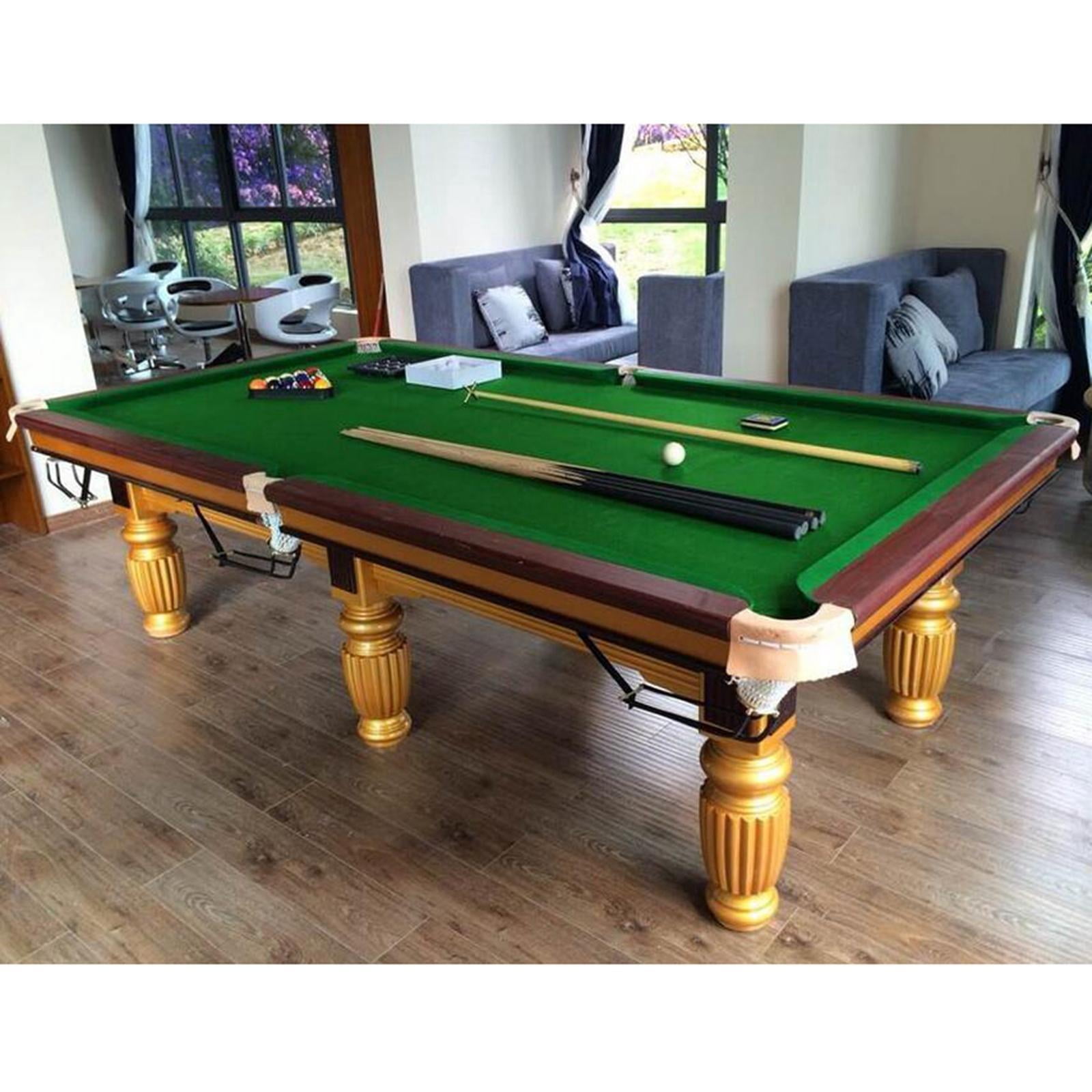 Tapis De Billard 7/8/9 Pieds – Feutre De Remplacement Vert, Rouge, Bleu Ou Noir – Pour Club Ou Maison