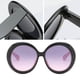 thumbnail image 3 of Gafas de sol retro Salvador para mujer UV400 Negro Rosa, 3 of 10
