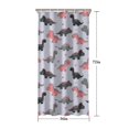 thumbnail image 5 of Cartoon Dinosaurs Flowers Pattern Shower Curtain 36"x72" ,Bathroom Decorative Shower Curtains Set with 12 Hooks,Modern Waterproof Washable Shower Curtain, 5 of 6