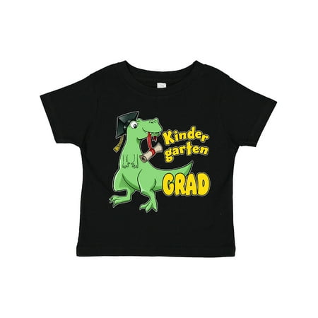 

Inktastic Green Dinosaur Kindergarten Grad with Cap and Diploma Gift Toddler Boy or Toddler Girl T-Shirt