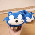 thumbnail image 4 of Zapatillas de peluche de Sonic The Hedgehog para cosplay, bonitas zapatillas de algodón antideslizantes con dibujos animados para niños, cálidas y de invierno, para el hogar, para parejas, Kawaii, 4 of 5