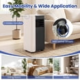 thumbnail image 2 of Costway 10000 BTU 3 in 1 Portable Air Conditioner with Fan & Dehumidifier Mode Sleep Mode LED Display, 2 of 10